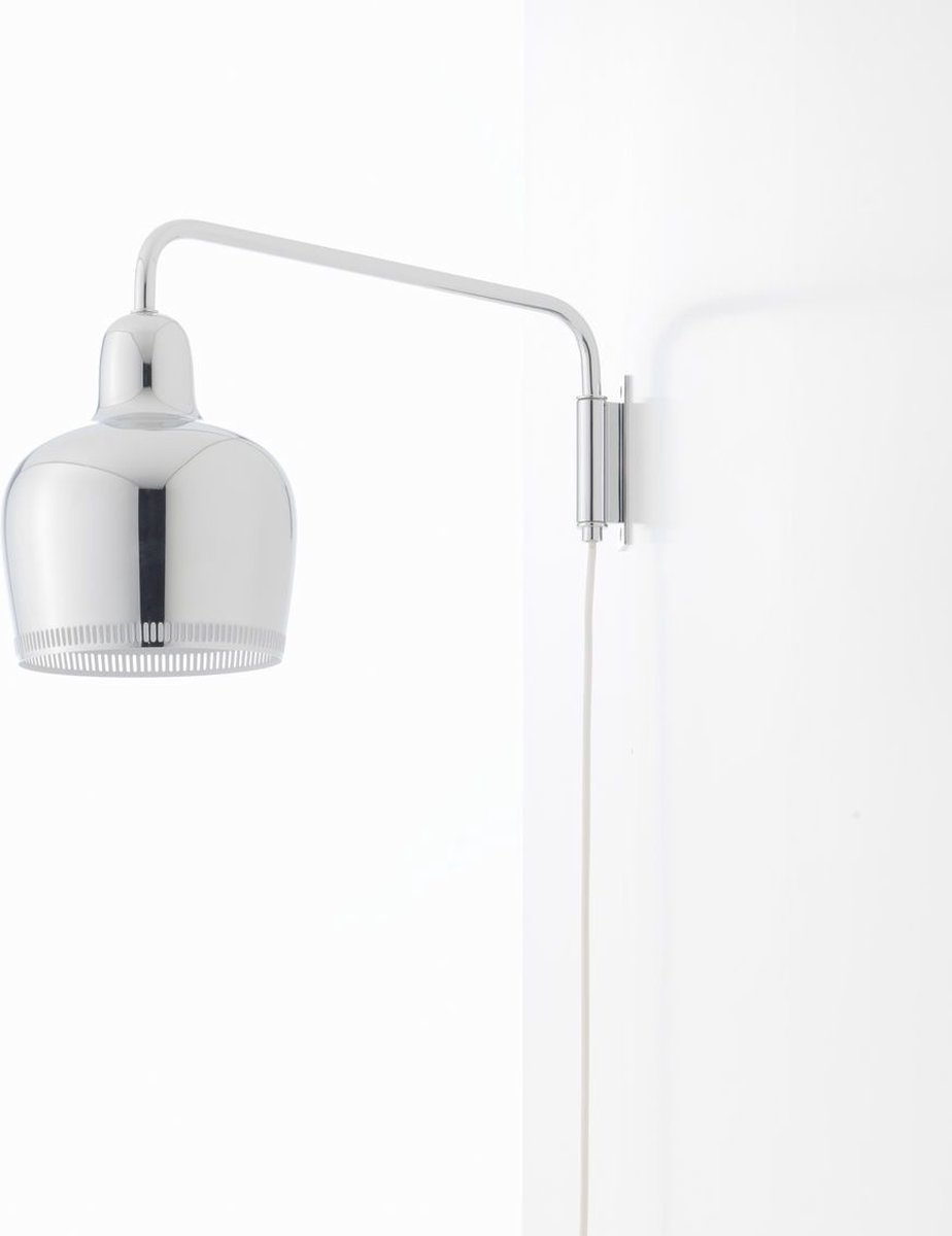 A330S Golden Bell Wandleuchte Chrome/White Artek - Esszimmer - Metall