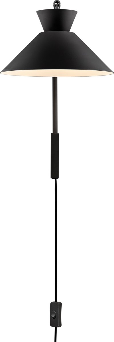 Dial Wandleuchte Black Nordlux - Wohnzimmer - Metall