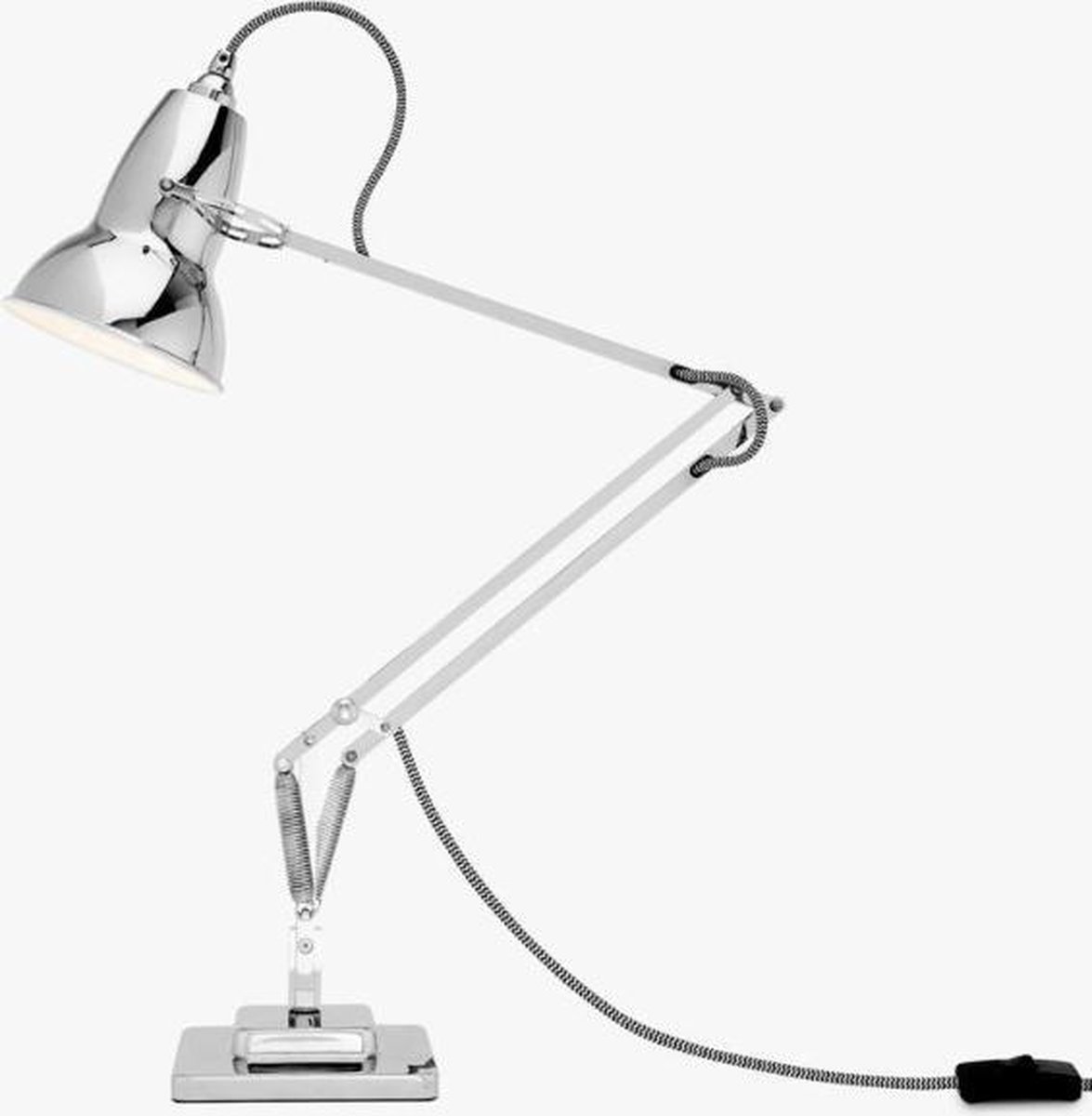 Original 1227 Schreibtischlampe Bright Chrome Anglepoise - Arbeitszimmer / Büro - Industrielles Design - Metall - Einflammig
