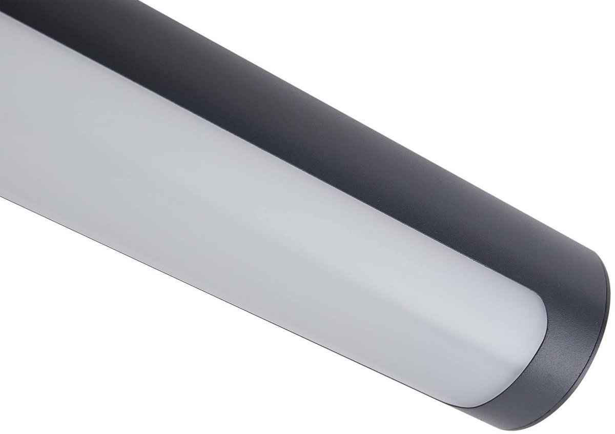 Tuberia LED Draußen Wandleuchte Anthrazit Lucande - Terrasse - Modern - Aluminium - Einflammig