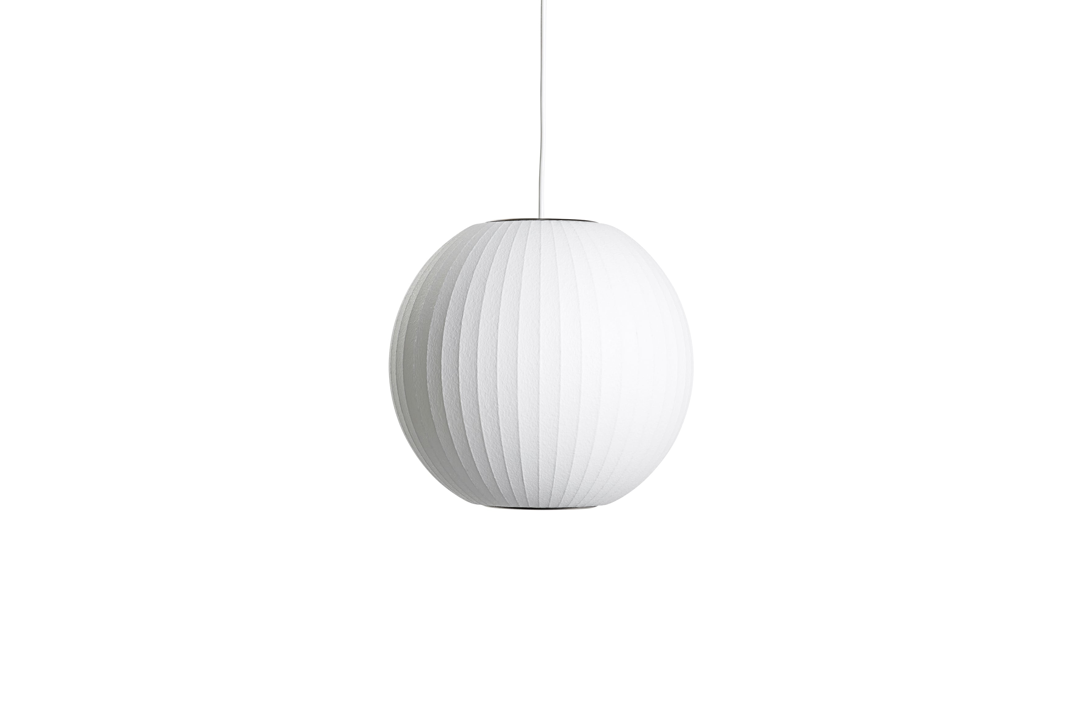 Nelson Ball Bubble Pendelleuchte S Off-White HAY - Wohnzimmer - Design - Kunststoff - Einflammig