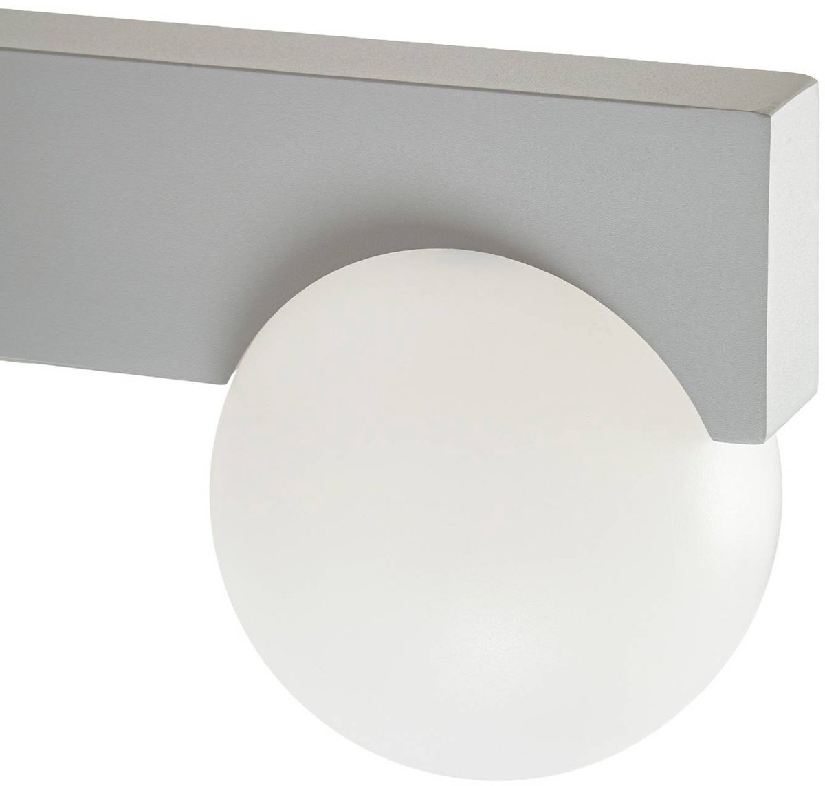 Vijon LED-Außenwandleuchte, hellgrau, CCT, IP44 Lucande - Modern - Aluminium - Eckig