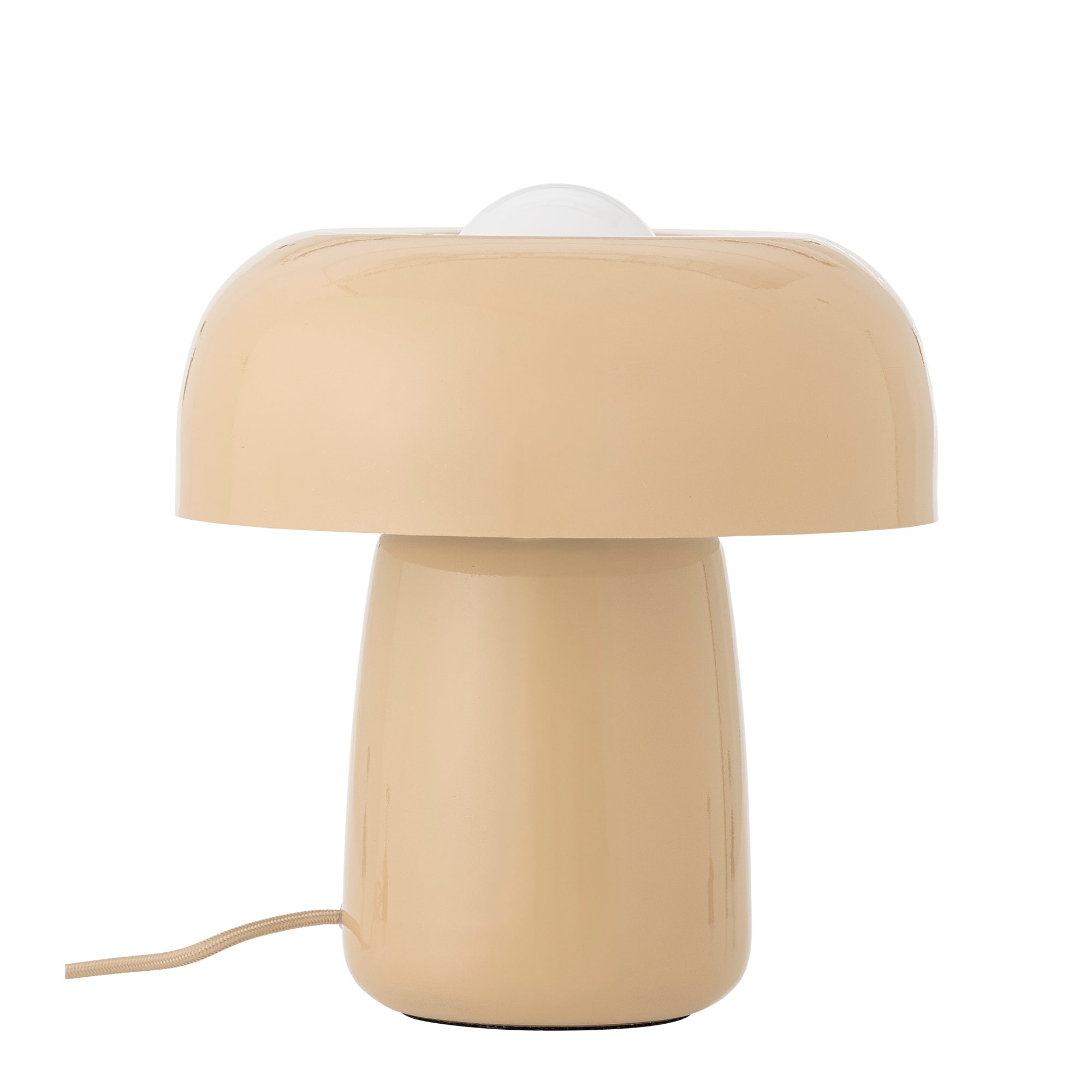Ylva Tischlampe, beige, Höhe 28 cm, Eisen Bloomingville - Wohnzimmer - Skandinavisch - Metall - Einflammig