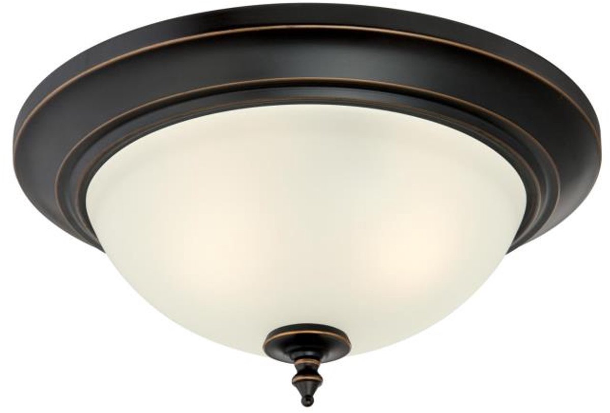 Harwell Deckenleuchte, bronze Westinghouse - Wohnzimmer - Antik - Metall - Rund