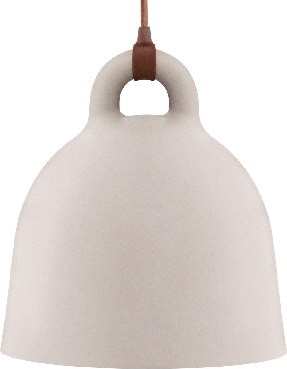 Bell Pendelleuchte Small Sand Normann Copenhagen - Wohnzimmer - Aluminium