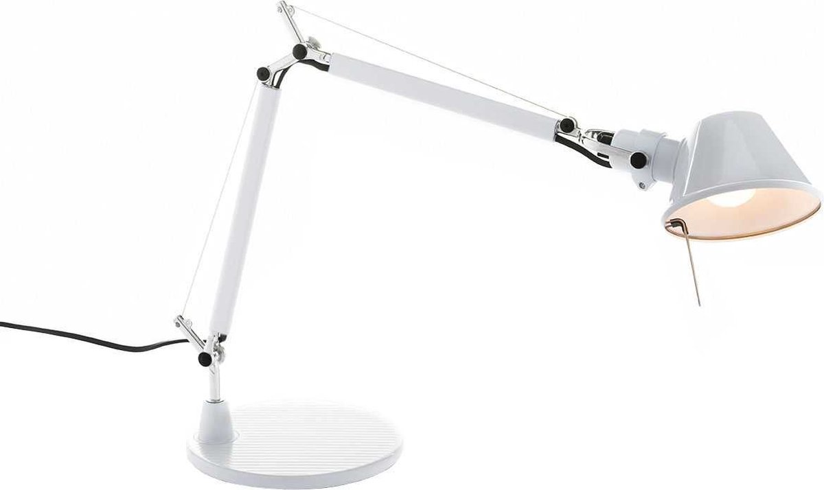 Tolomeo Micro Tischleuchte Weiß Artemide - Arbeitszimmer / Büro - Design - Metall - Einflammig