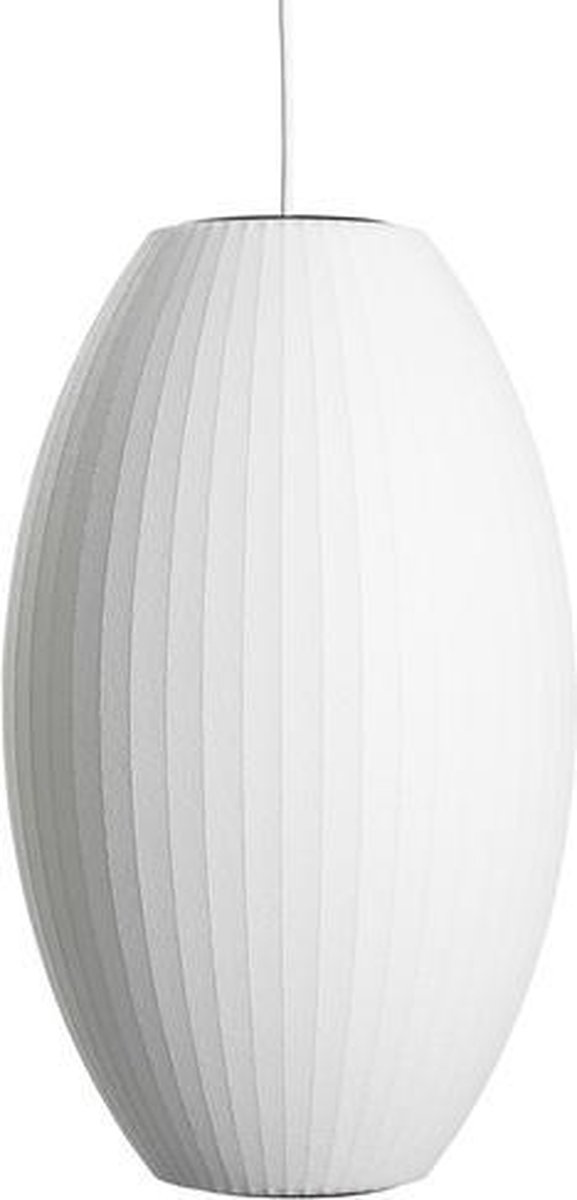 Nelson Cigar Bubble S Pendellampe, Ø 26,5 cm, weiß HAY - Wohnzimmer - Design - Kunststoff - Einflammig