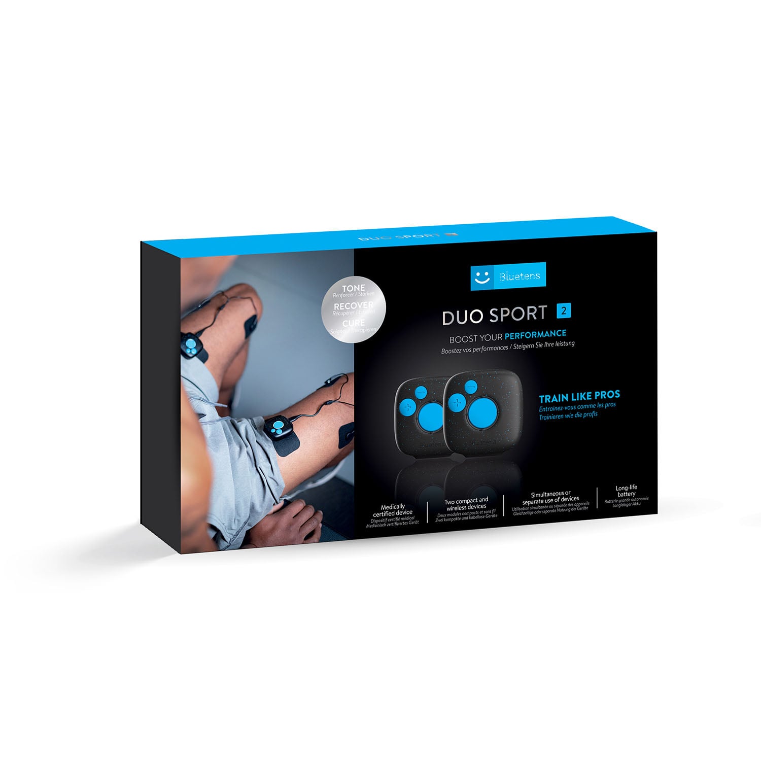 Bluetens Tens Duo Sport 2 Wireless Gr. ONE SIZE Schwarz Unisex