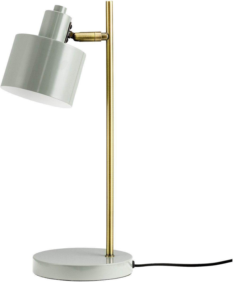 Ocean Tischleuchte Olive/Brass Dyberg Larsen - Wohnzimmer - Design - Metall - Mit Schirm