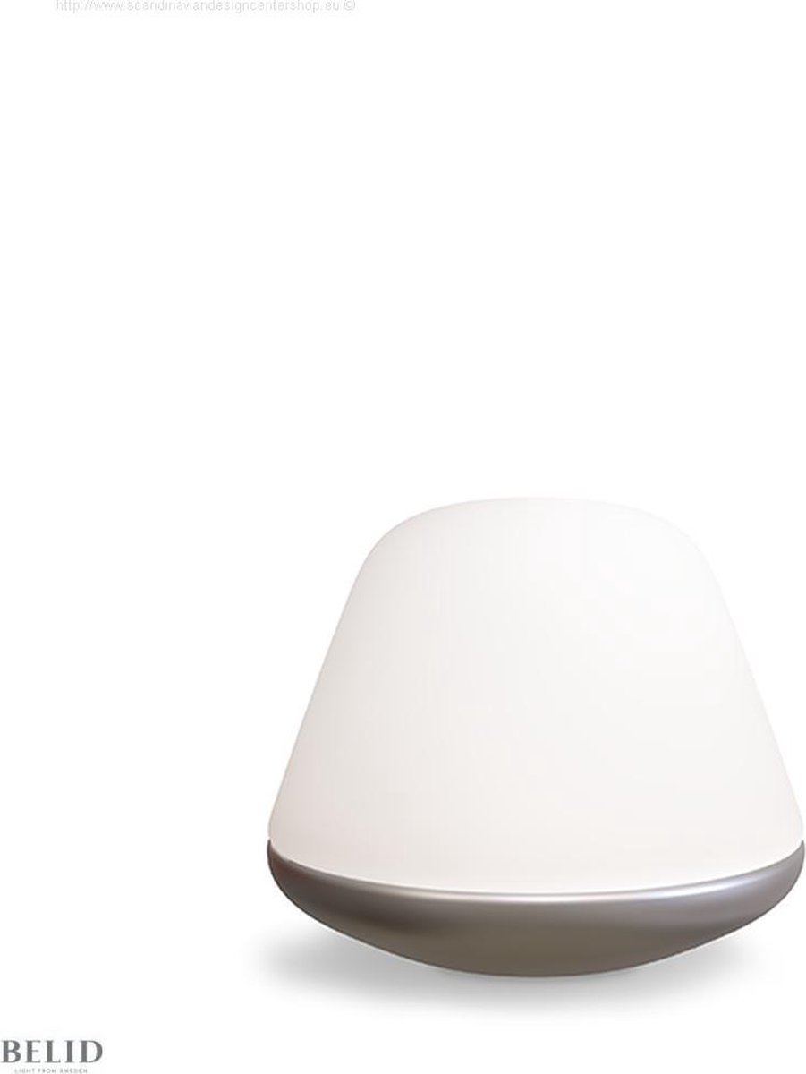 Bloom Tischleuchte Small Silver- Herstal - Wohnzimmer - Metall