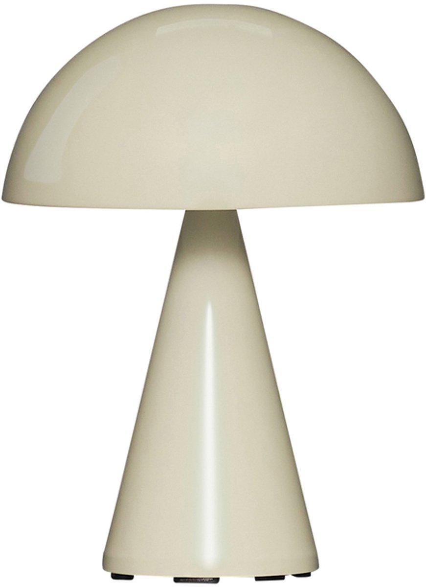 Mush LED-Akku-Tischleuchte, sand, IP44, dimmbar Hübsch - Wohnzimmer - Design - Metall - Einflammig