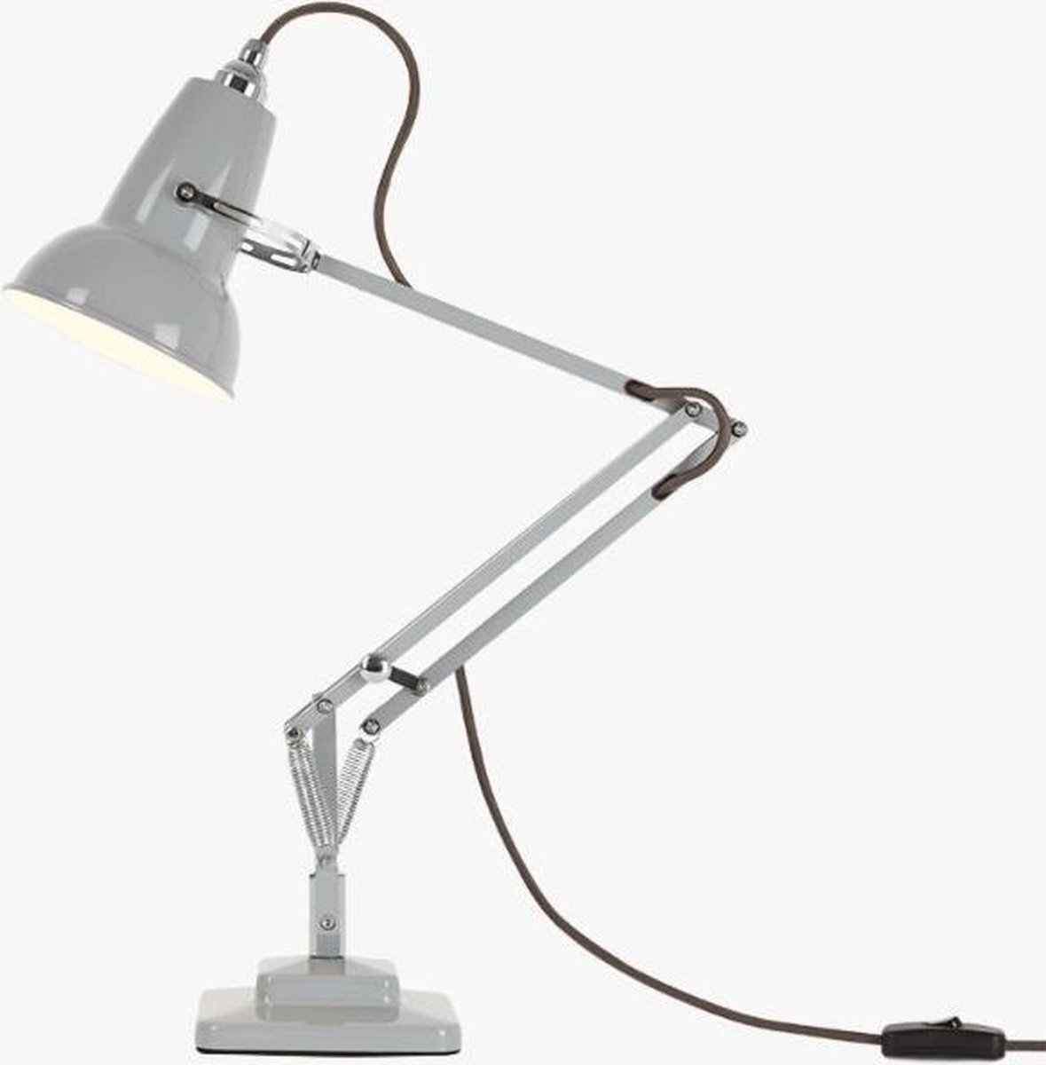 Original 1227 Mini Schreibtischlampe Dove Grey Anglepoise - Arbeitszimmer / Büro - Industrielles Design - Metall - Einflammig