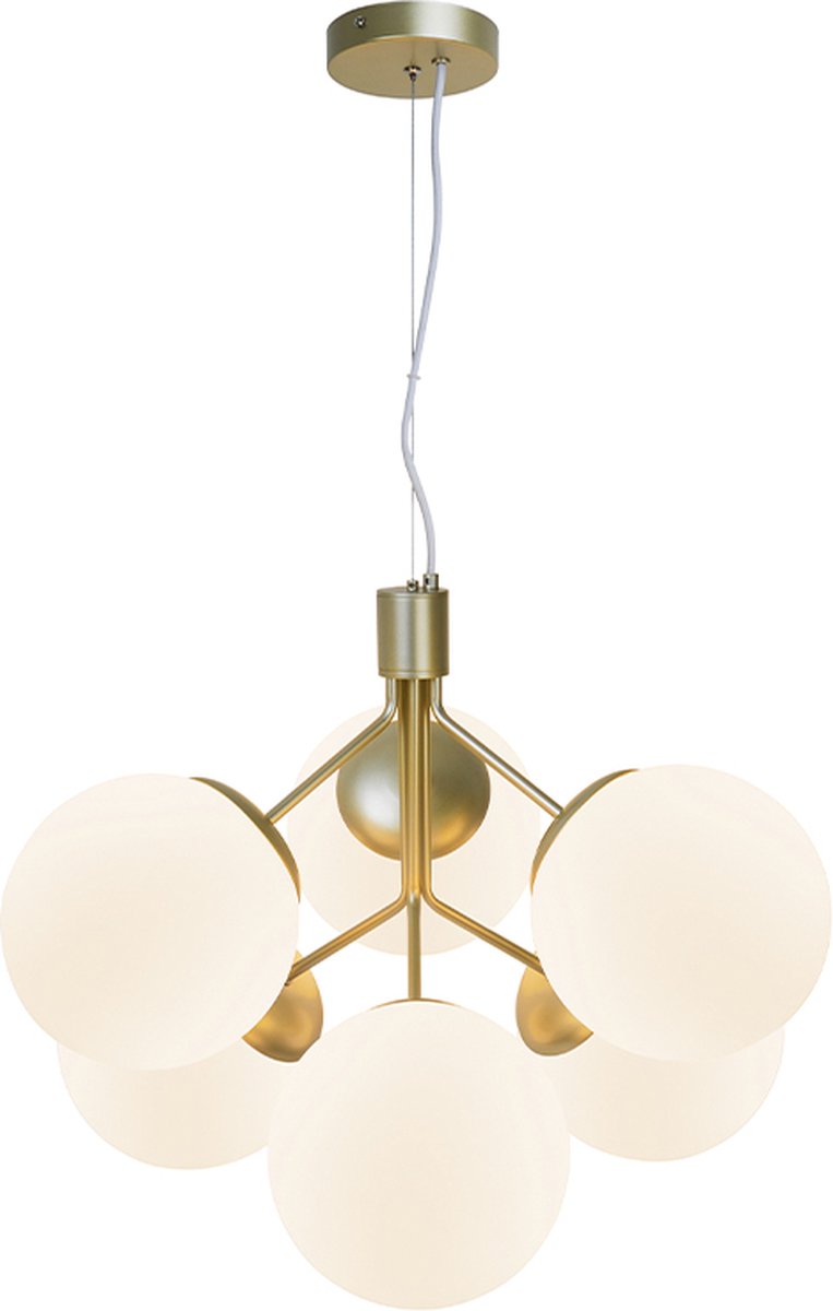 Ivona 6 Pendelleuchte Brass Nordlux - Esszimmer - Metall