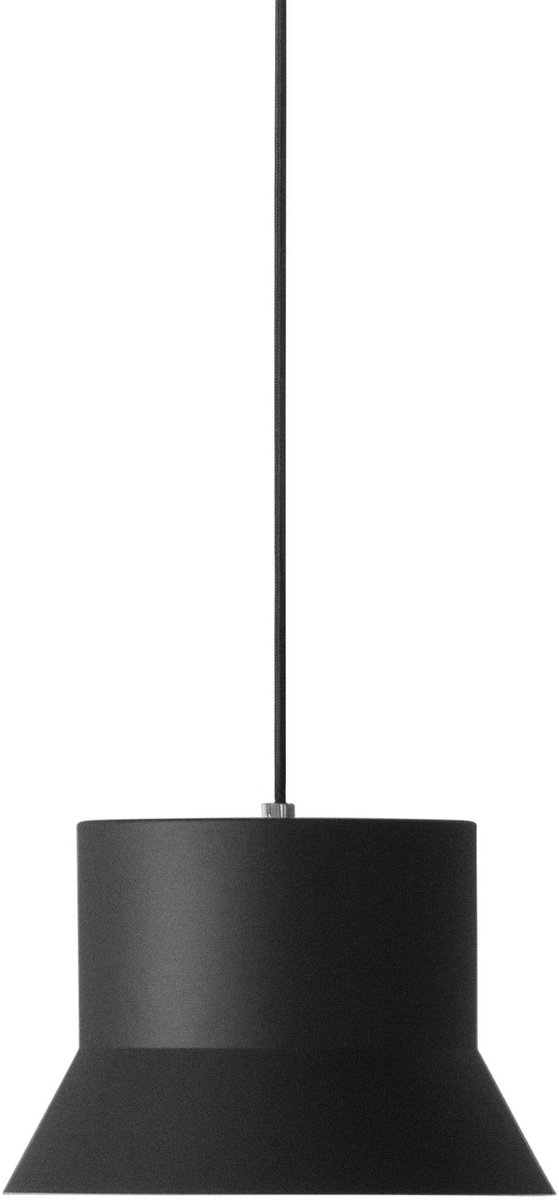 Hat Pendelleuchte Large Black Normann Copenhagen - Wohnzimmer - Aluminium