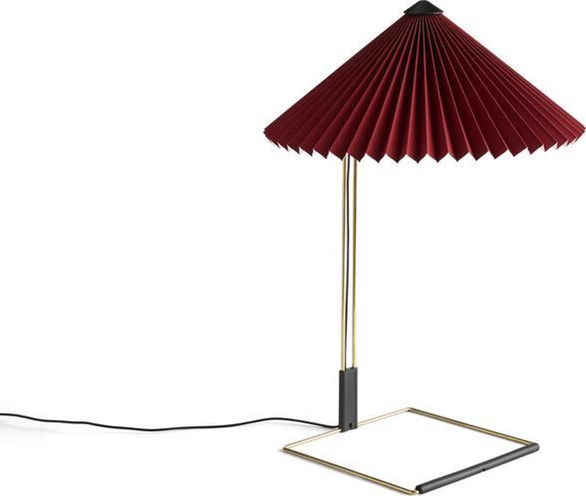 Matin Tischleuchte L Oxide Red Matin 380 HAY - Wohnzimmer - Design - Metall - Mit Schirm