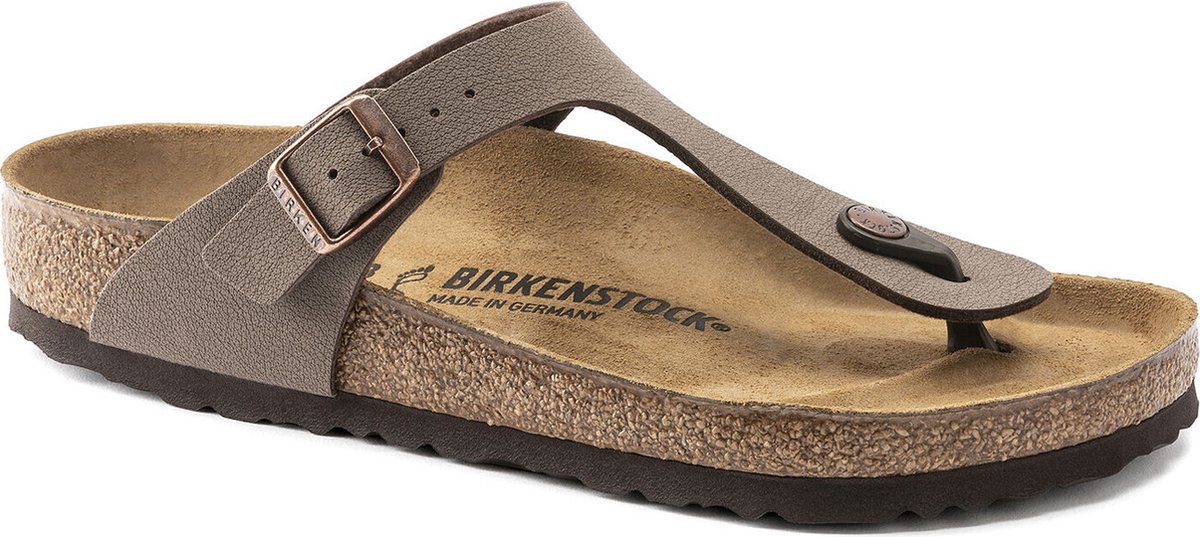 Birkenstock Gizeh Regular Birko-Flor Nubuck Gr. 41 Braun Unisex
