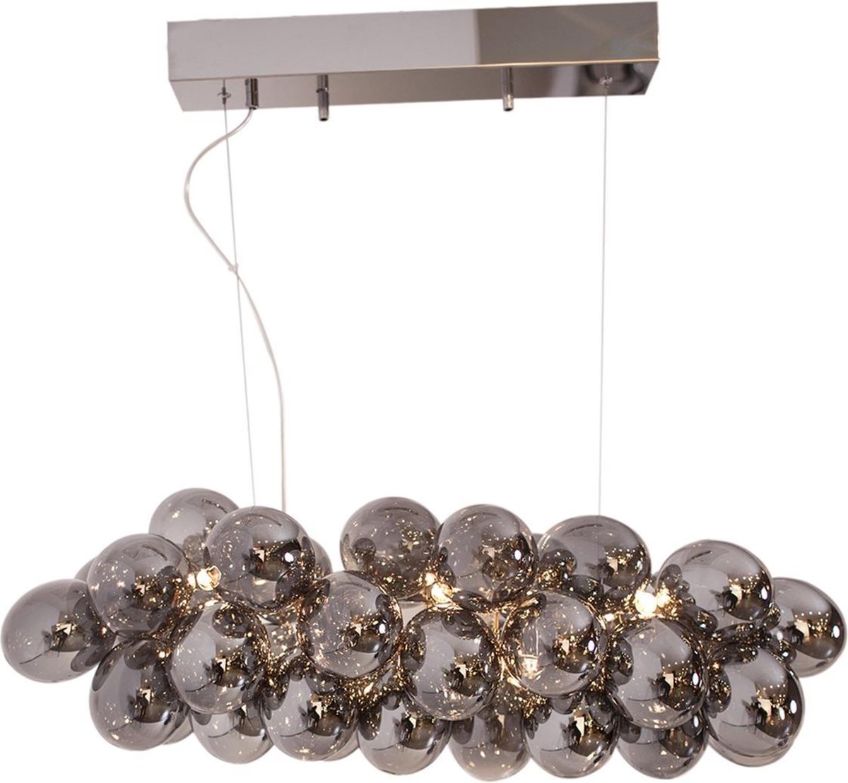 Gross Bar Pendelleuchte L80 Smoke By Rydéns - Wohnzimmer - Design - Glas - Einflammig