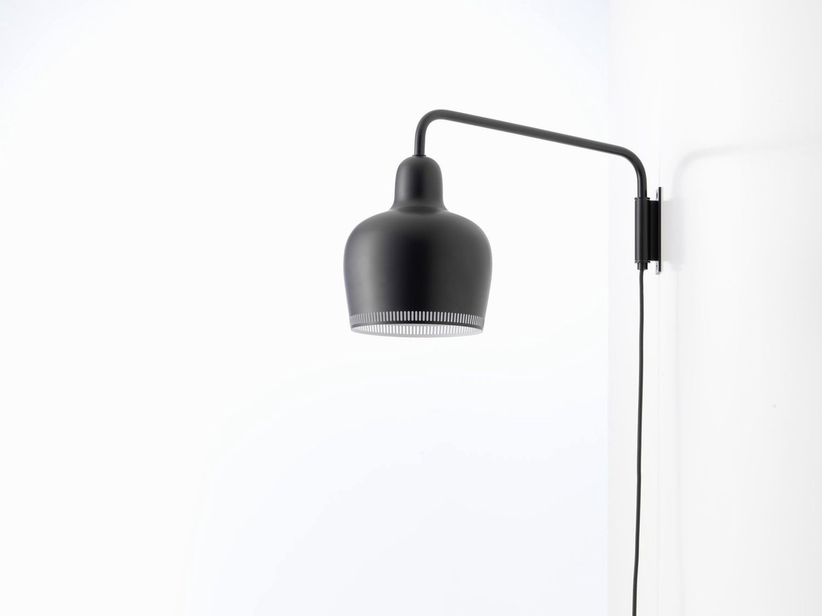 A330S Golden Bell Wandleuchte Black/White Artek - Esszimmer - Metall