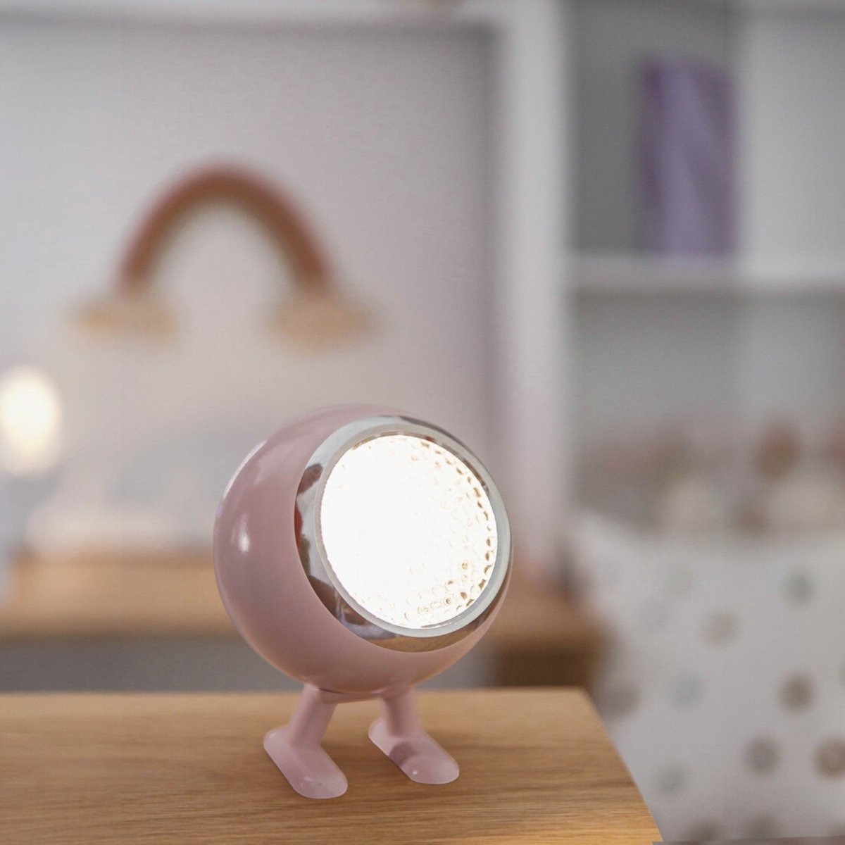 Norbitt 3.0 LED-Akkutischlampe, rosa, CCT MR. WATTSON - Wohnzimmer - Modern - Aluminium - Kugel