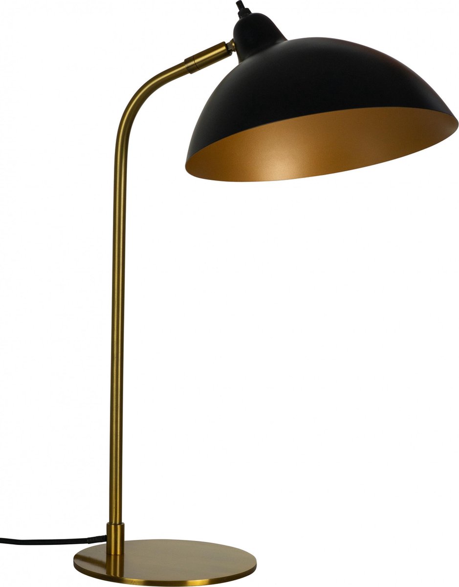 Futura Tischleuchte Black/Brass Dyberg Larsen - Wohnzimmer - Skandinavisch - Metall - Einflammig
