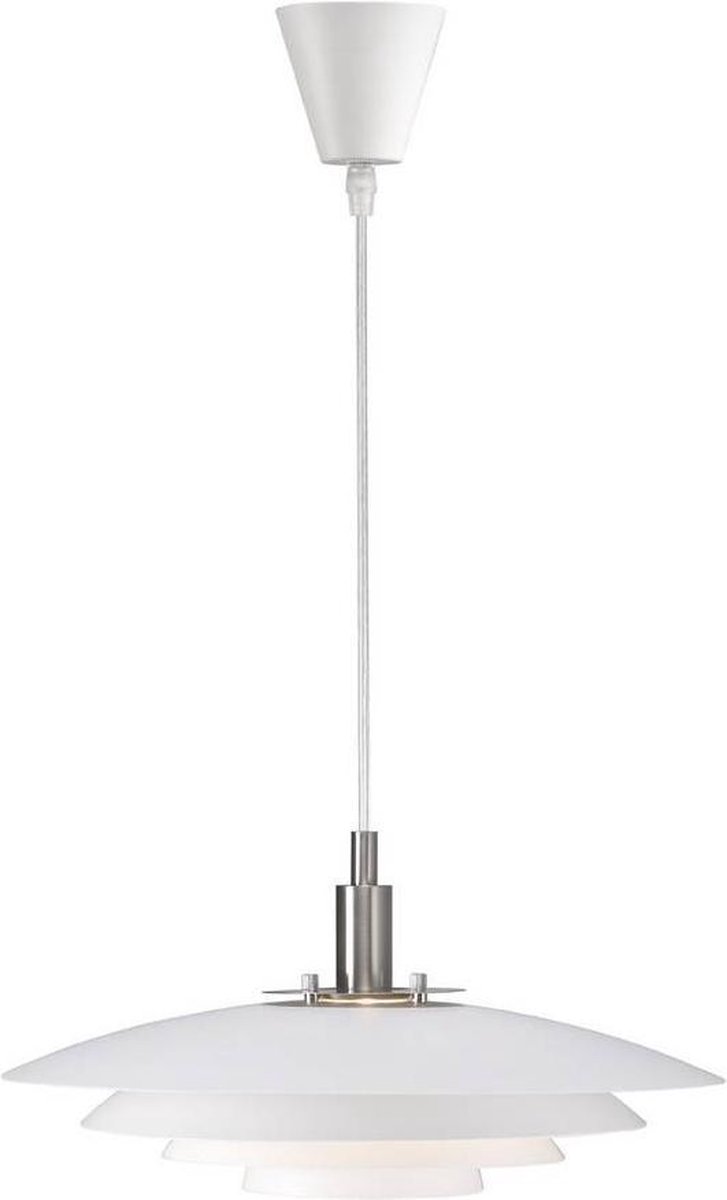 Bretagne 38 Pendelleuchte White Nordlux - Wohnzimmer - Skandinavisch - Metall - Einflammig