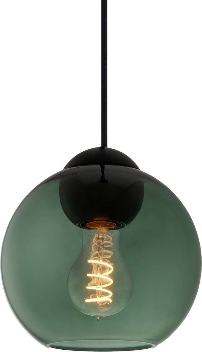 BUBBLES Hängelampe, grün, Ø 18 cm, Glas, E27 Halo Design - Wohnzimmer - Einflammig