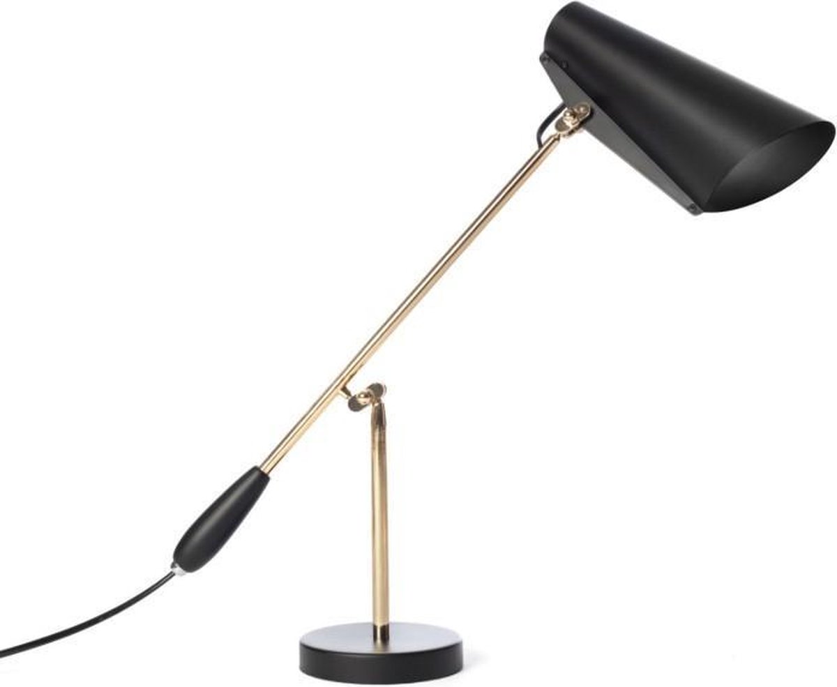 Birdy Tischleuchte Schwarz/Messing Northern - Wohnzimmer - Design - Metall - Einflammig