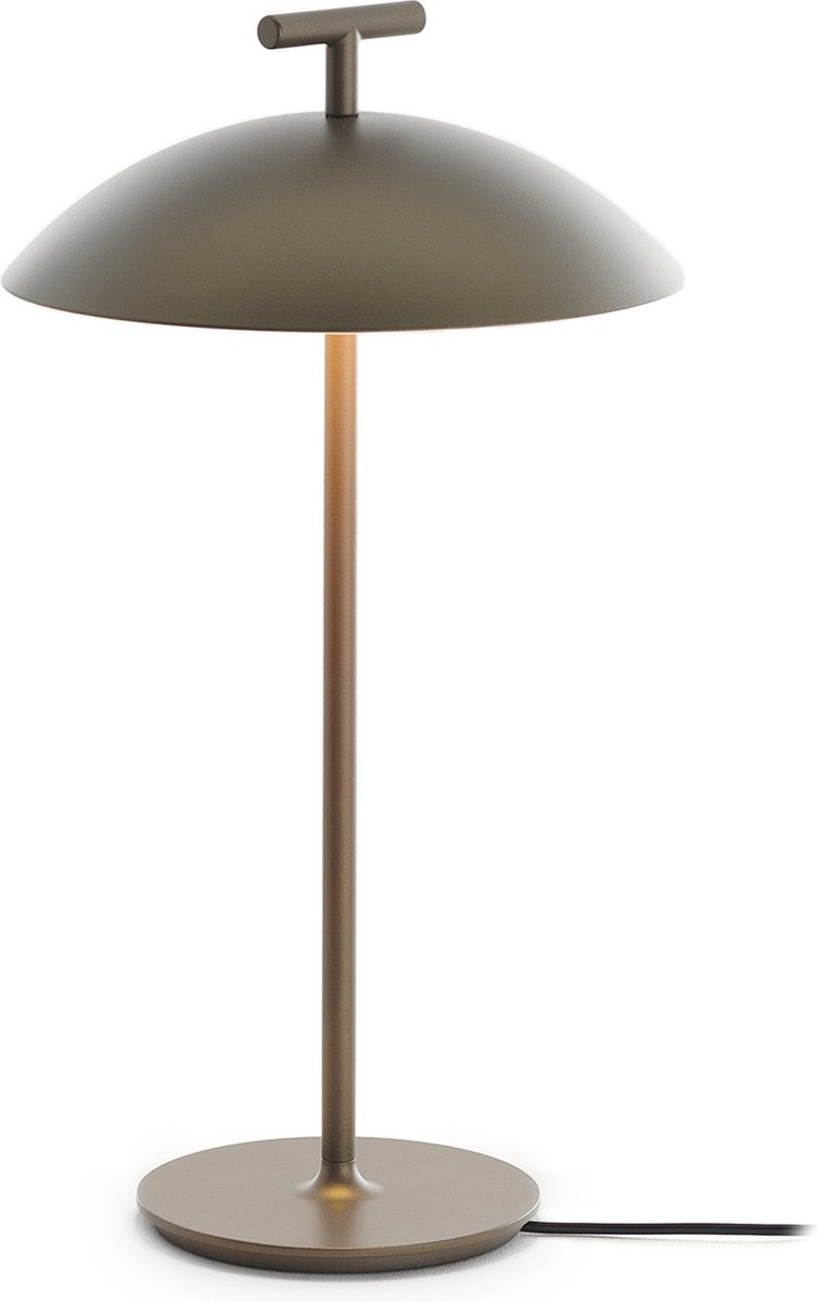 Mini Geen-A Tischleuchte Bronze Kartell - Wohnzimmer - Design - Metall - Mit Schirm