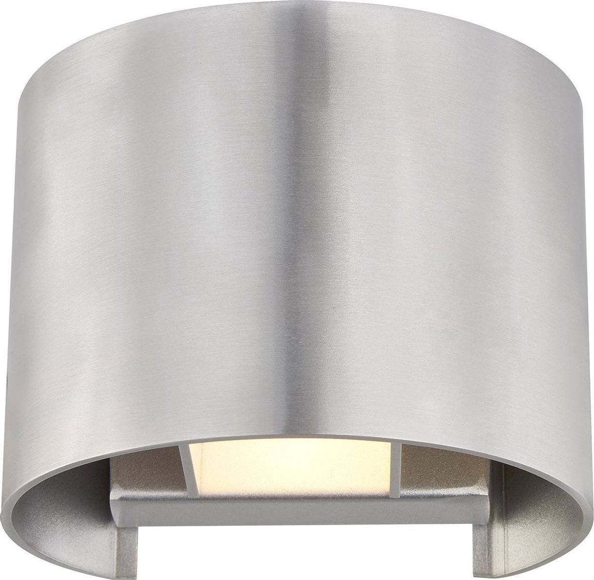 Zuzana Wandleuchte Round Alu Arcchio - Wohnzimmer - Modern - Aluminium - Eckig