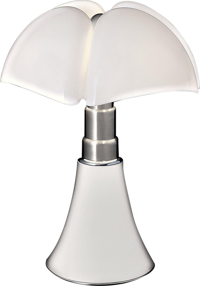 Pipistrello Tischleuchte White Martinelli Luce - Wohnzimmer - Design - Metall - Mit Schirm
