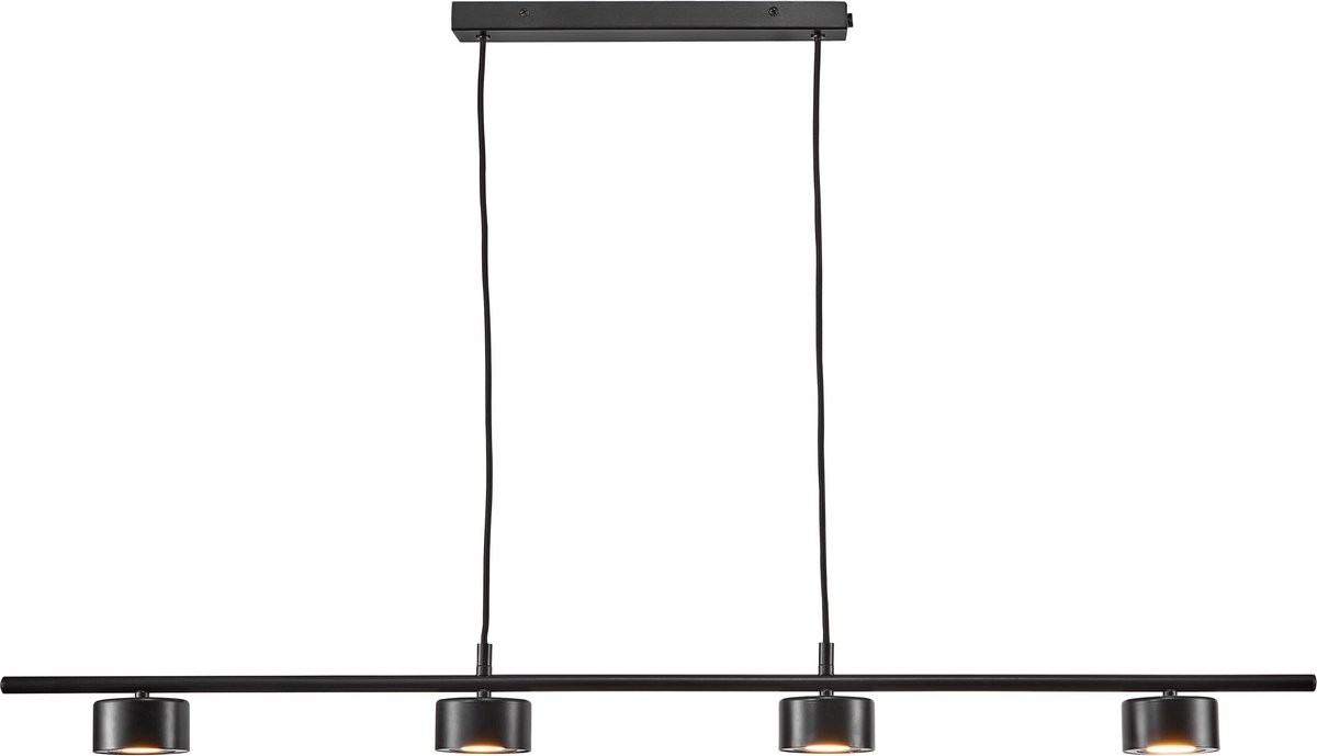 Clyde 4 LED Pendelleuchte Long Black Nordlux - Küche - Modern - Metall - Mehrflammig