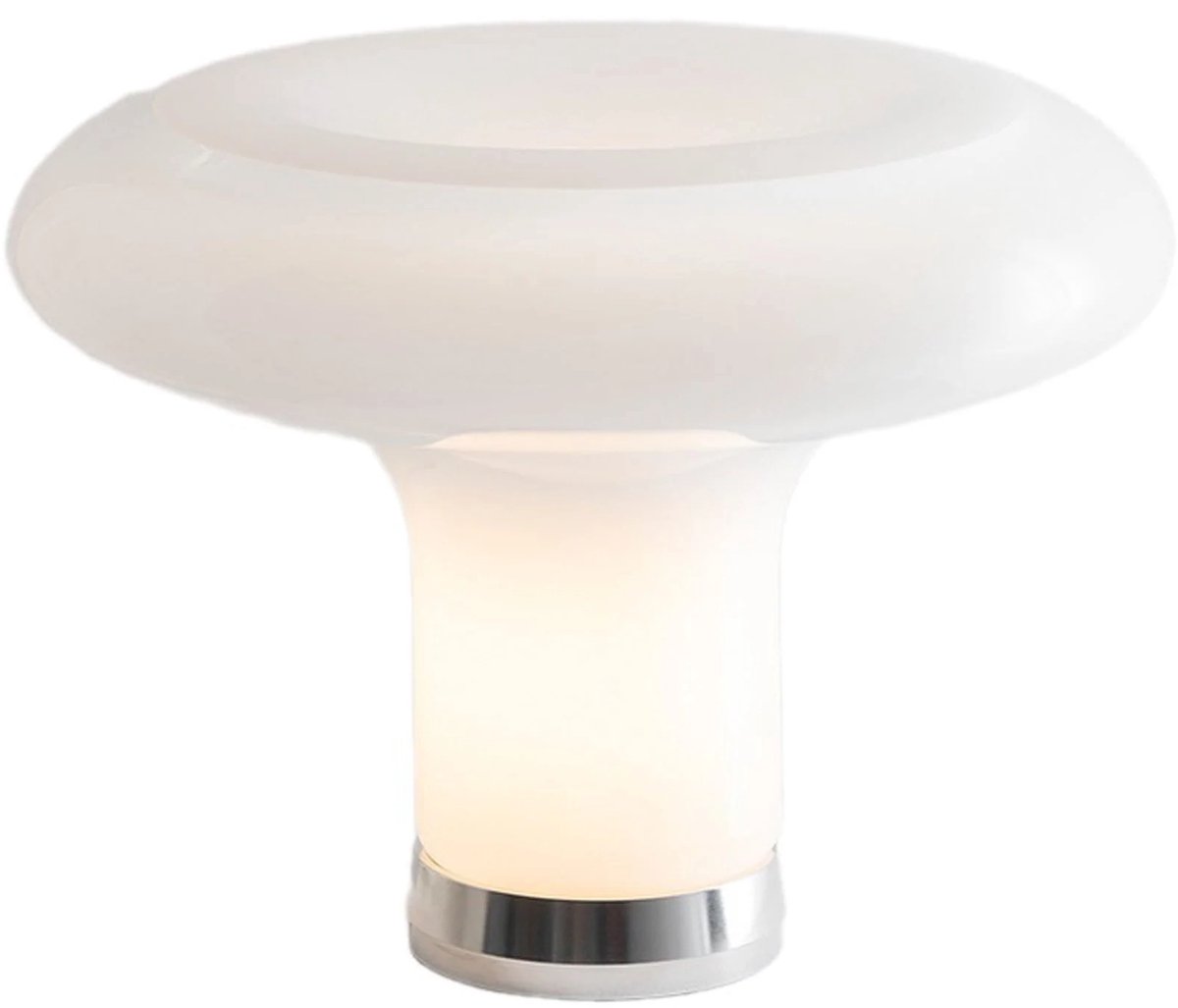 Lesbo Tischleuchte Transparent Artemide - Wohnzimmer - Design - Glas - Mit Schirm