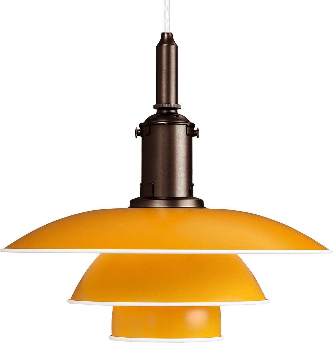 PH 3½-3 Pendelleuchte Gelb PH 3 1/2-3 Louis Poulsen - Wohnzimmer - Design - Metall - Einflammig