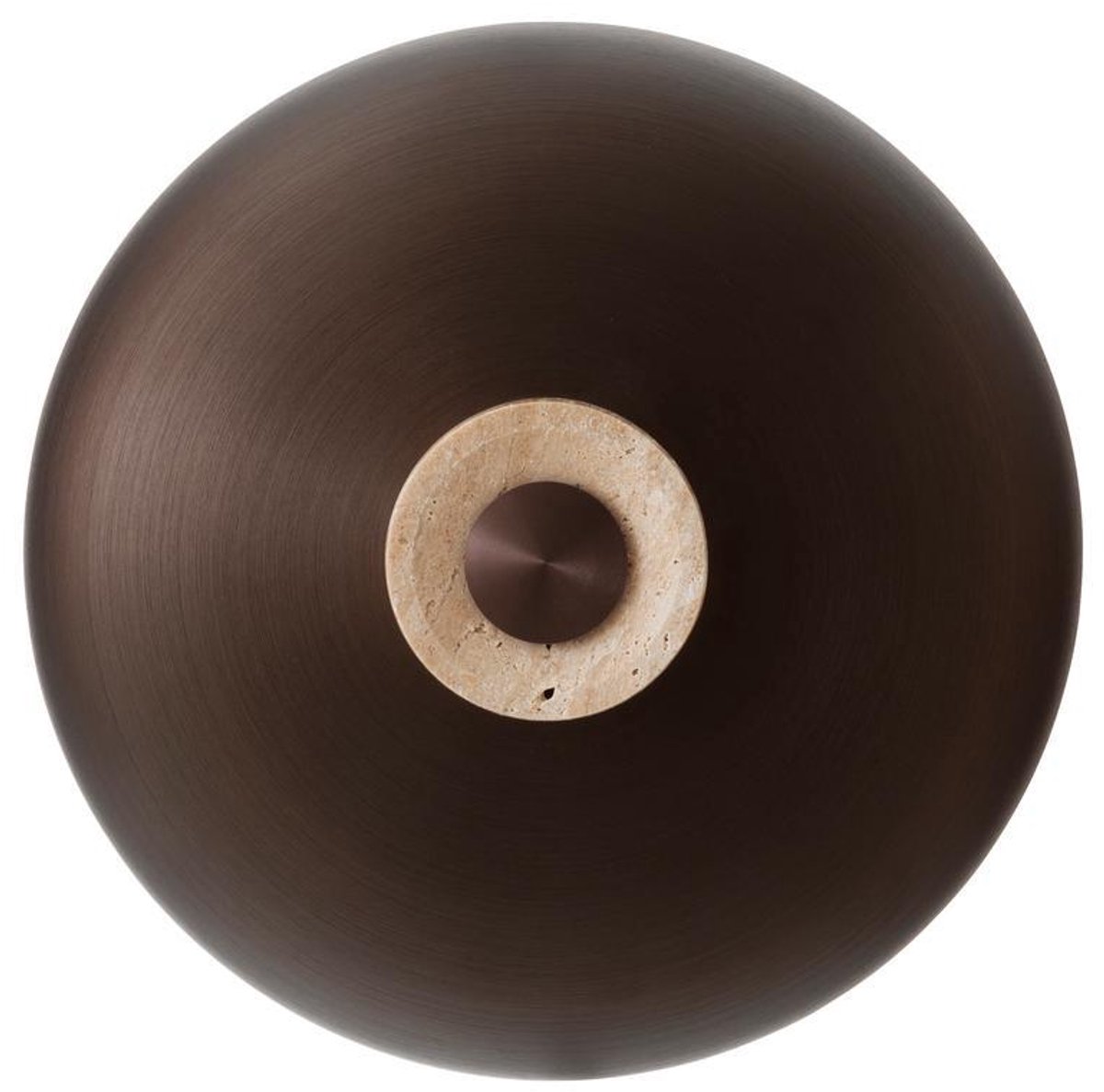 Reverse LED-Wandleuchte, bronze, Ø 24 cm Audo Copenhagen - Wohnzimmer - Design - Aluminium - Einflammig