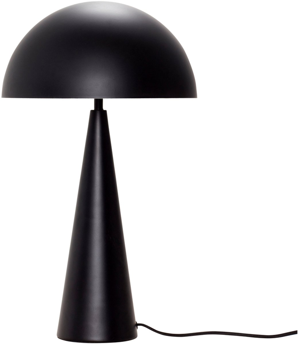 Mush Tischleuchte Large Black Hübsch - Wohnzimmer - Design - Metall - Einflammig