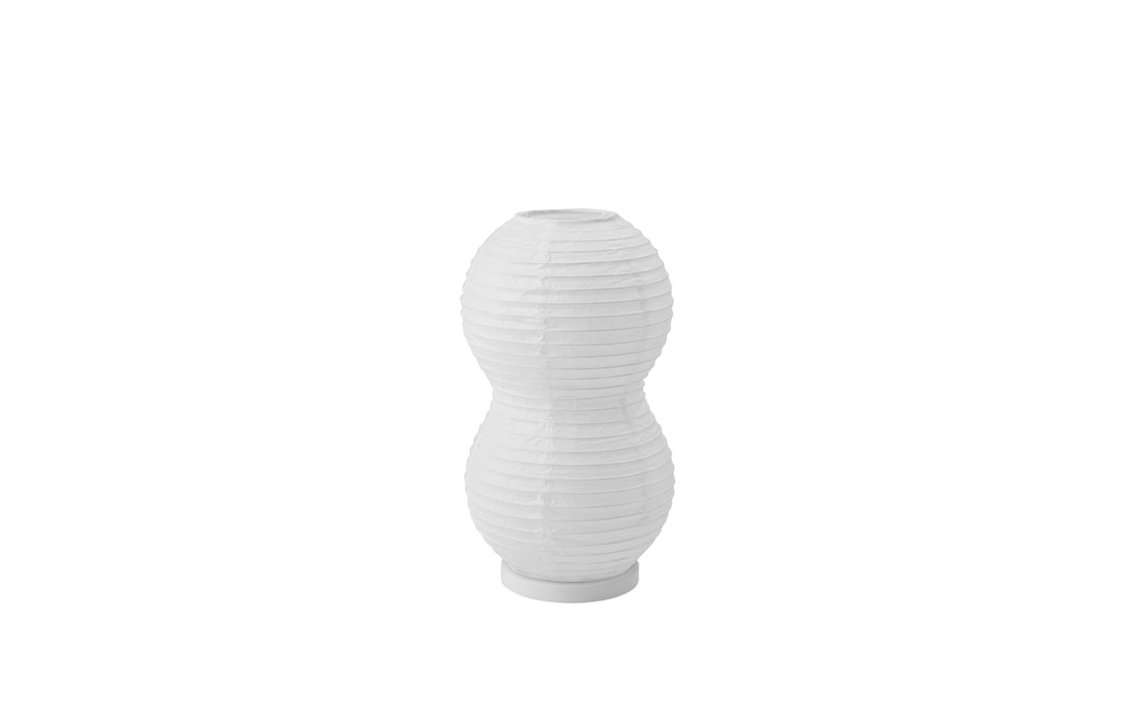 Puff Twist Tischleuchte White Normann Copenhagen - Wohnzimmer - Papier / Karton