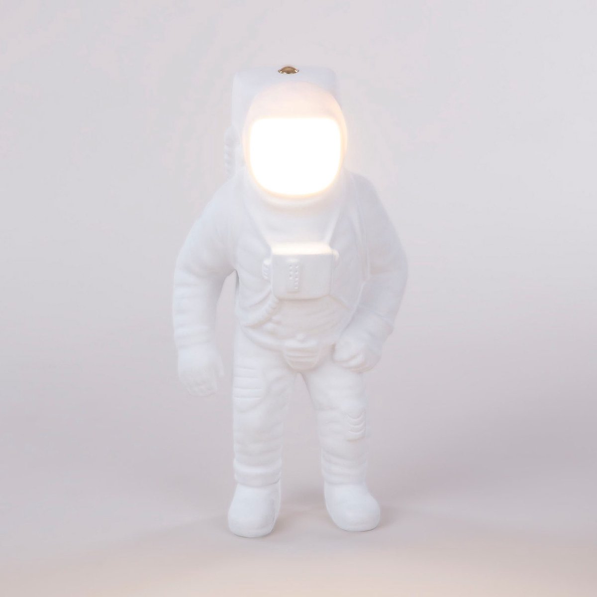 Cosmic Flashing Starman LED-Akkuleuchte, weiß Cosmic-Flashing Starman SELETTI - Wohnzimmer - Design - Kunststoff