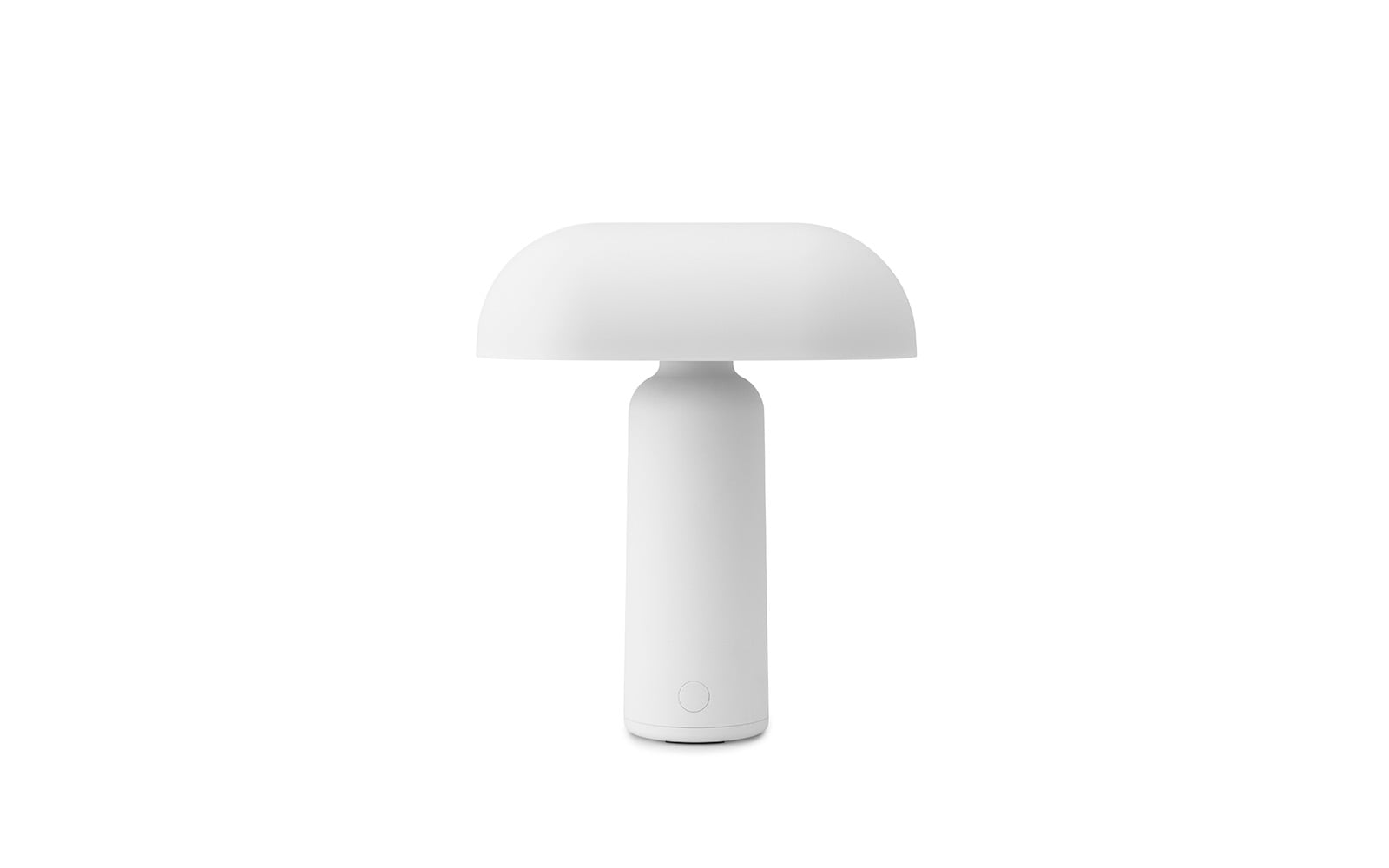 Porta Portable Tischleuchte White Normann Copenhagen - Wohnzimmer - Kunststoff