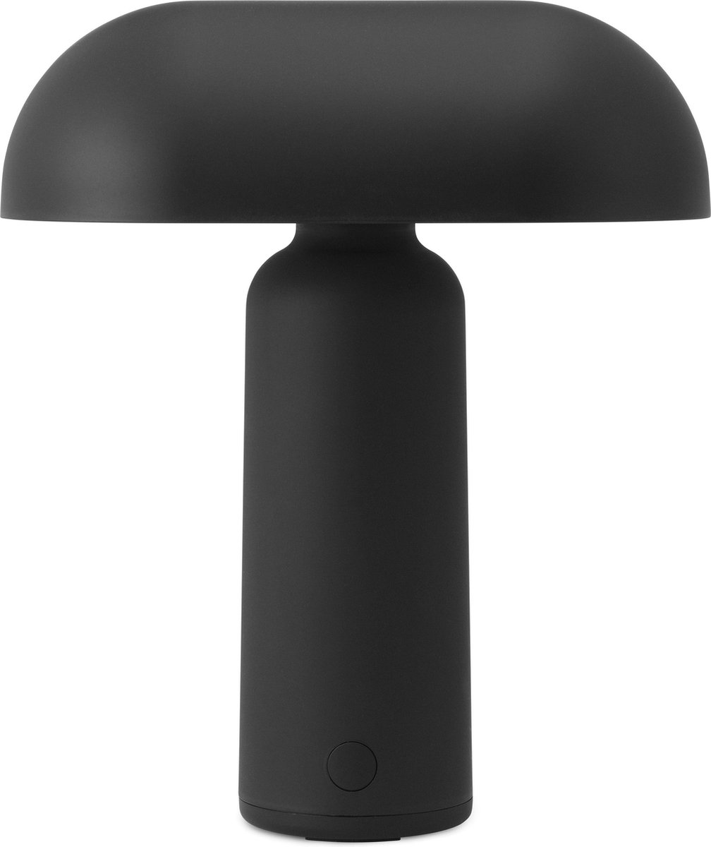 Porta Portable Tischleuchte Black Normann Copenhagen - Wohnzimmer - Kunststoff