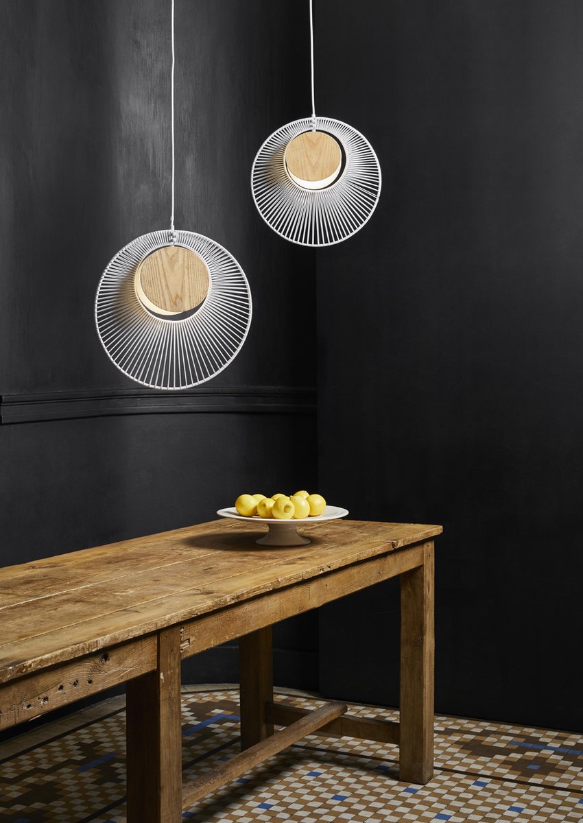 Oyster Pendelleuchte Black Forestier - Wohnzimmer - Design - Metall - Einflammig