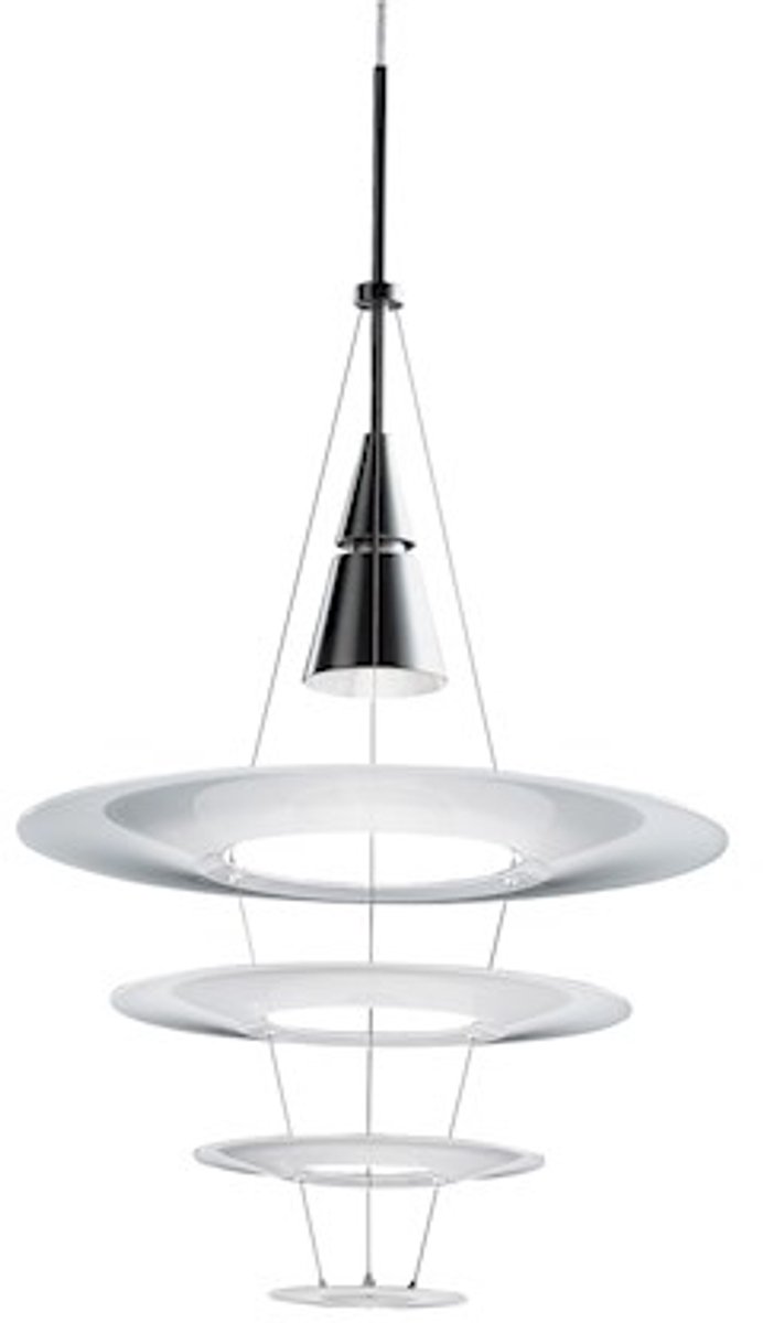 Enigma 425 Pendelleuchte Black Louis Poulsen - Wohnzimmer - Design - Metall - Einflammig