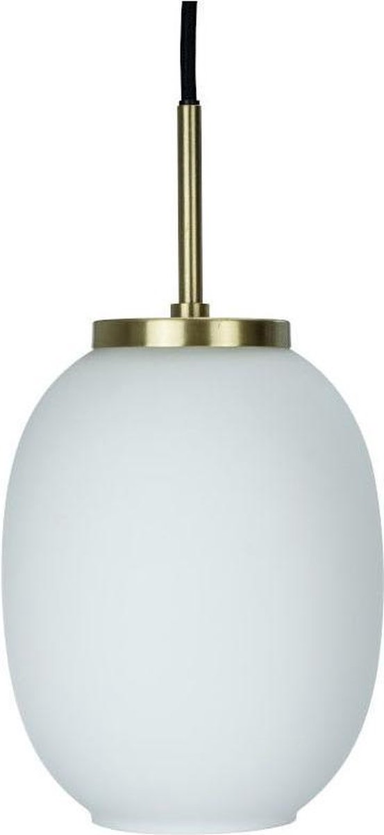 DL39 Pendelleuchte Opal/Brass Dyberg Larsen - Wohnzimmer - Glas - Einflammig