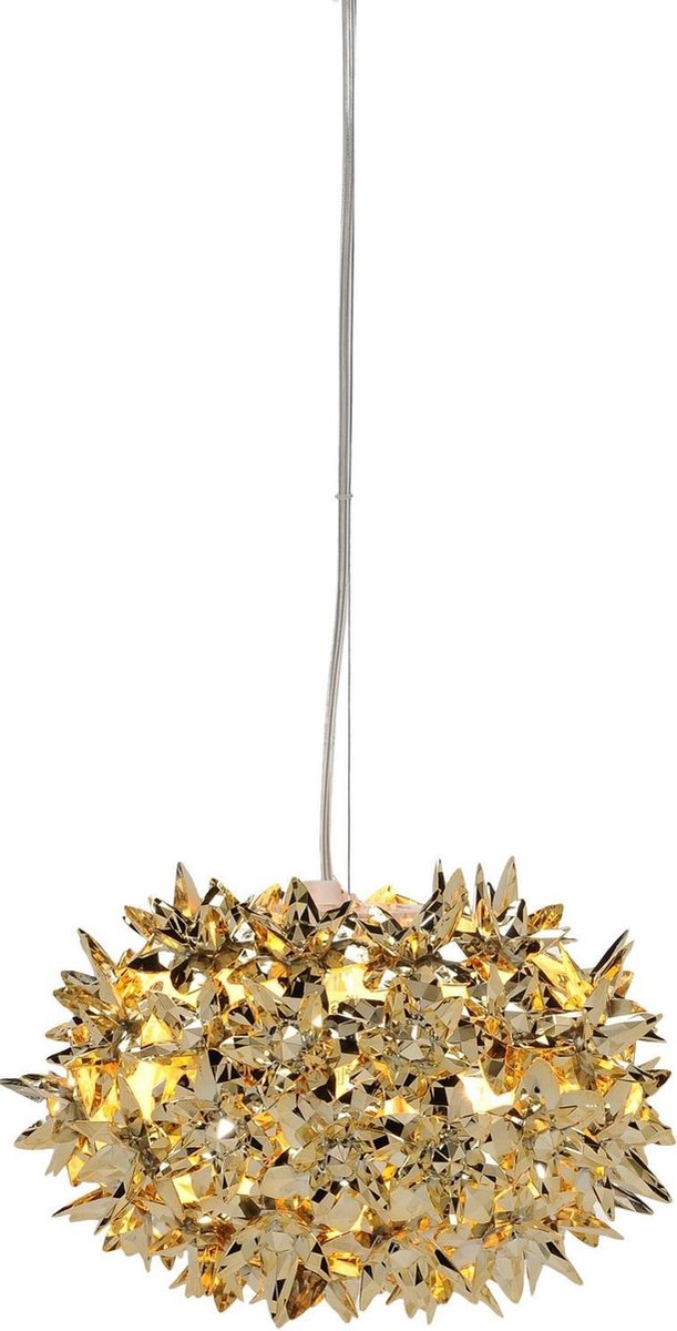 Bloom Pendelleuchte S2 Gold Bloom S2 Kartell - Wohnzimmer - Design - Kunststoff - Einflammig