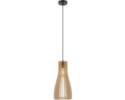Furn Pendelleuchte Black/Wood Envostar - Wohnzimmer - Skandinavisch - Holz - Einflammig
