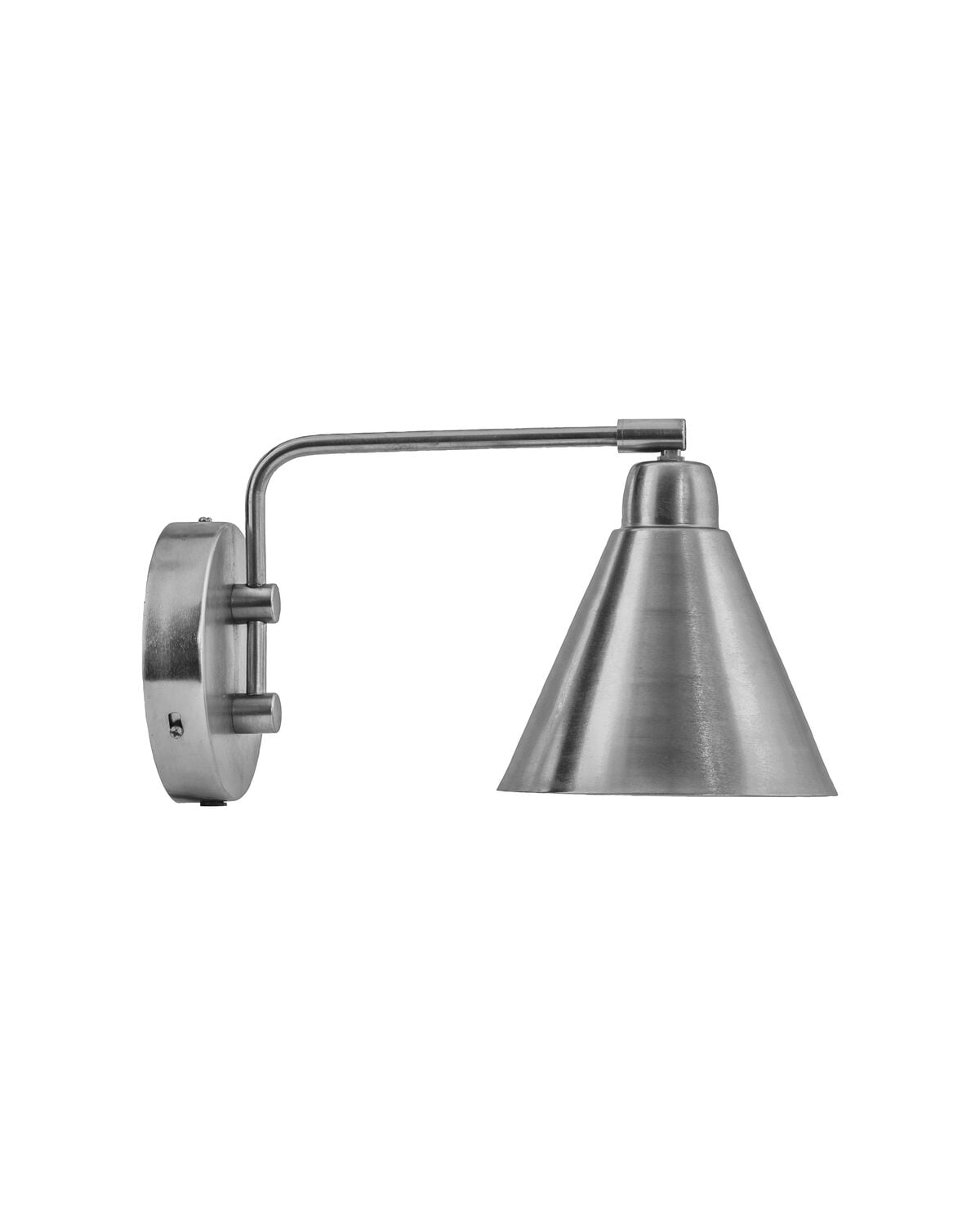 Game Wandleuchte Game 30 cm silber Metall E14 House Doctor - Wohnzimmer - Modern - Einflammig