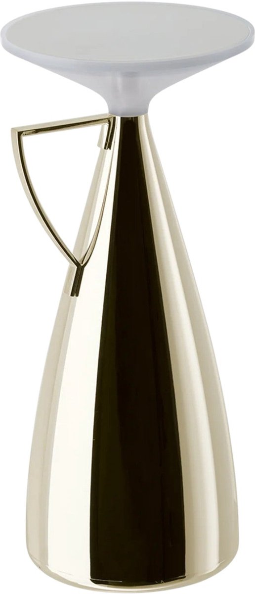 Camomille LED-Akku-Tischleuchte, creme, Höhe 24 cm Kartell - Wohnzimmer - Design - Kunststoff - Einflammig