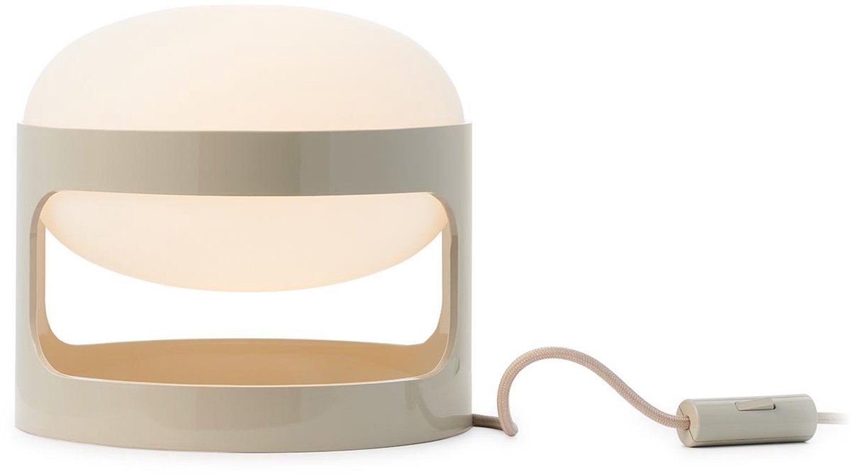 KD28 Tischleuchte, grau, Höhe 23 cm K28 Kartell - Wohnzimmer - Design - Kunststoff - Einflammig