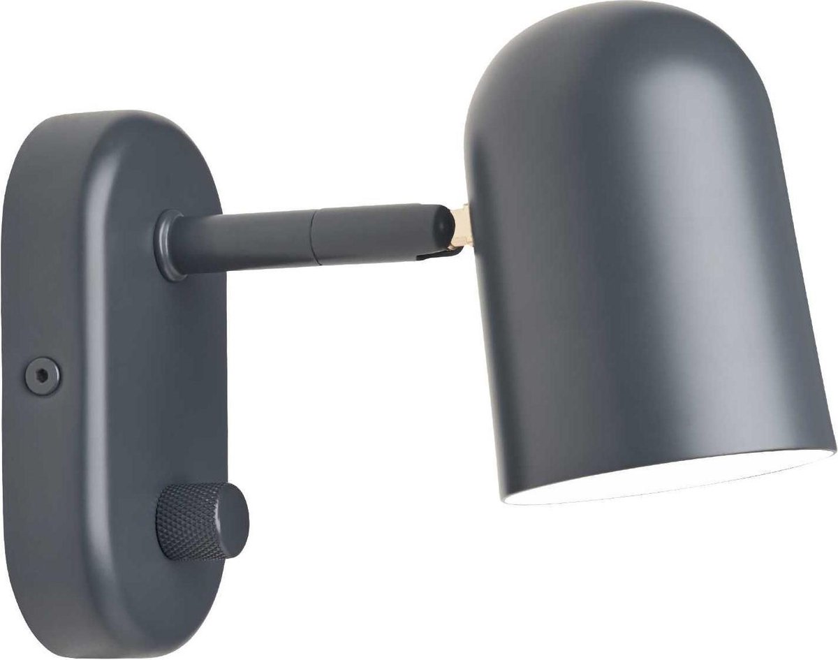 Wandleuchte Buddy wall anthrazit Northern - Wohnzimmer - Skandinavisch - Metall - Einflammig