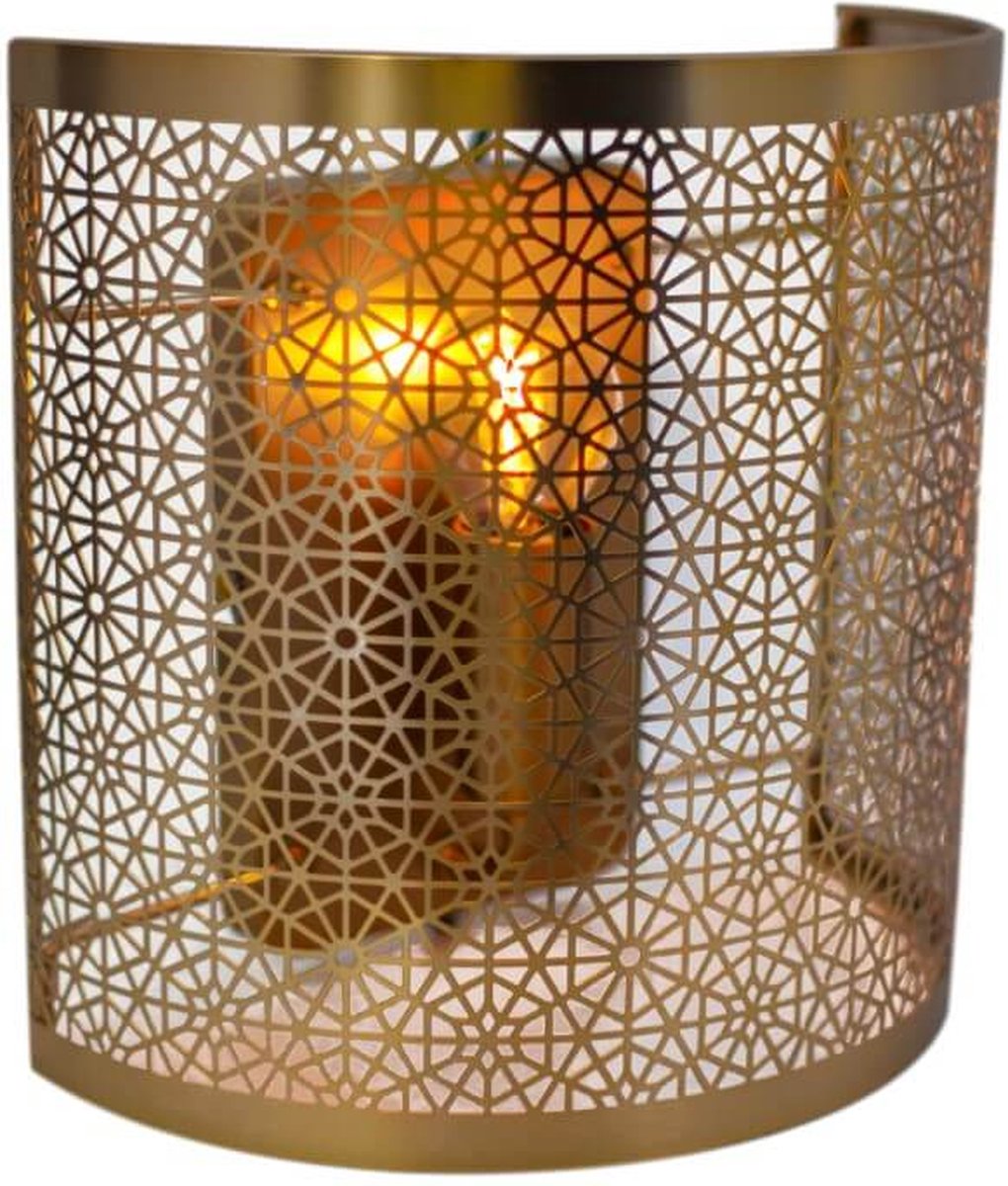 Hermine Wandleuchte H21 cm Messing By Rydéns - Wohnzimmer - Marokkanisch / Orientalisch - Metall