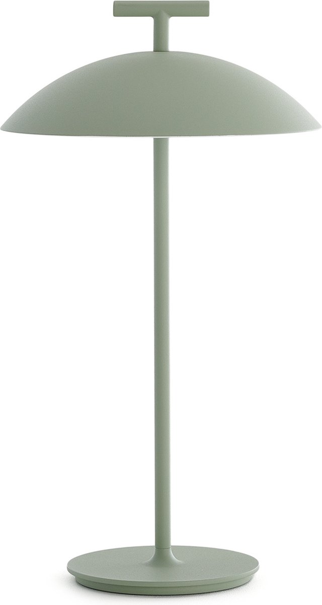 Mini Geen-A Portable Tischleuchte Green Kartell - Wohnzimmer - Design - Metall - Mit Schirm